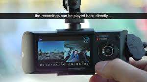 Car DVR 2.7" Vehicle Camera Video Recorder Dash Cam G-Sensor GPS Dual Lens Camera
