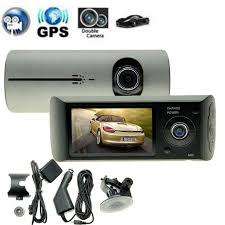 Car DVR 2.7" Vehicle Camera Video Recorder Dash Cam G-Sensor GPS Dual Lens Camera