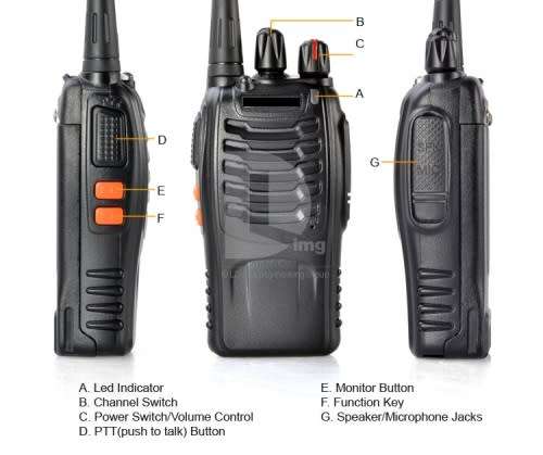 Walkie Talkie - 2-way Radio - Portable 2-way Radio ( Wholesale / Stock )