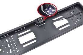 Number Plate Holder with 4Led Rear View Camera