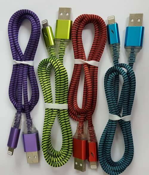 Dual Data & Charging Cable - iPhone USB Cable -LED Data & Charging Cable for iPhone/iPad