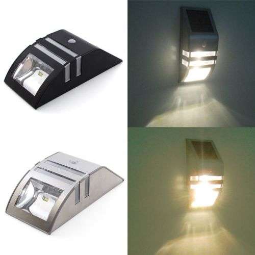 Solar Powered Montion Sensor Light - 2 LED
