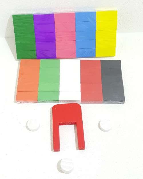 10 colored dominoes Kids toys Educational toys Authentic Standard Wooden Toy