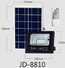 10w Solar panel with flood light