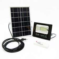 10w Solar panel with flood light