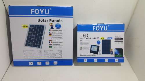 60w Solar Panel with flood light