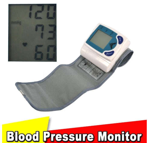 Blood Pressure Automatic Wrist Watch Monitor