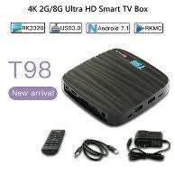 T98 Smart Android 7.1 TV Box Quad Core 4K