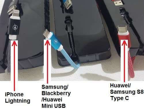 Data & Charging Cable - Mini USB, TypeC & Lightning Data & Charging Cables(See listing for images)