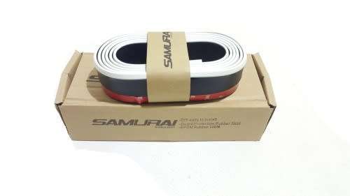 Rubber lip - Stylish 2.5m Rubber Lip fits most cars - 2.5m Samurai Color Rubber Lip Protector