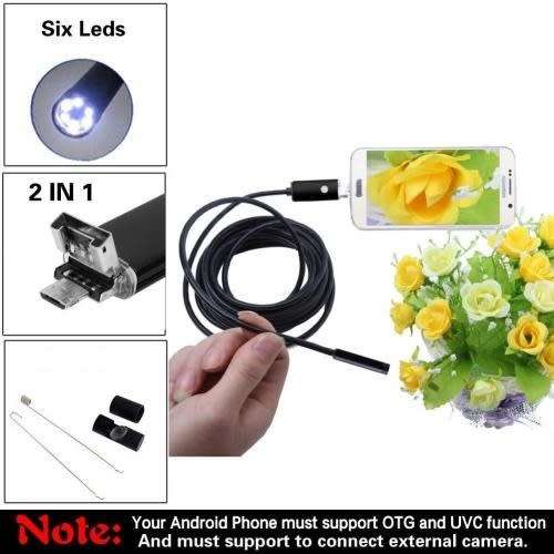 Endoscope - Wire Camera - 7m Android & Windows PC compatible Endoscope
