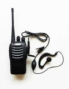 Portable 2-way Radio Earphones - Walkie Talkie over the Ear single Earphone