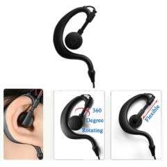 Portable 2-way Radio Earphones - Walkie Talkie over the Ear single Earphone