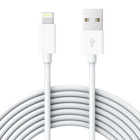 iPhone USB Charging Cable for iPhone 5 & 6 - White