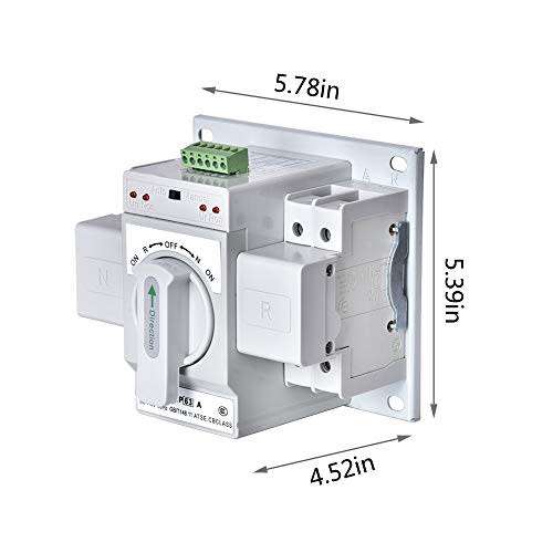 2P 63A MCB Type Double  Powe  sourc  AutomaticTransfer Switch GCQ2-63/2P