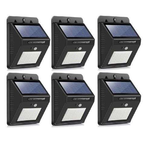 Led Solar Powered 25LED Wall Light with PIR sensor  Q-L422