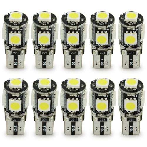 LED W5W T10 canbus 5050 5