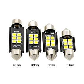 LED Festoon C5W C10W 3030 Car Interior Dome Light Reading Bulb Warm White 2PCS