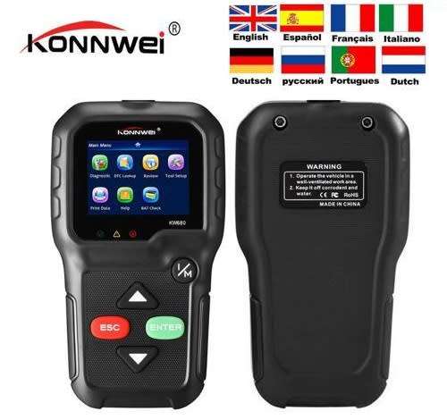 Diagnostic Scanner - Konnwei OBD2/EOBD Scanner - Konnwei KW680 OBD2 Scanner with updateable Software