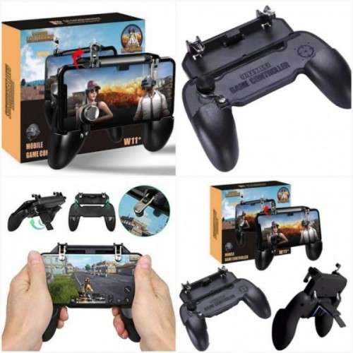 Mobile Game Controller for iOS & Android Aim W11+ Gaming Accessory Kit  (Black, For Andro