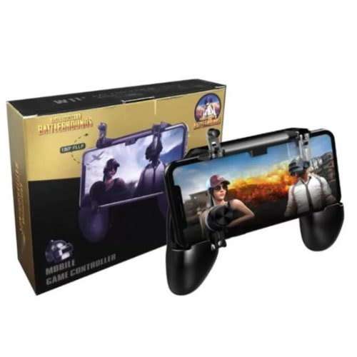 Mobile Game Controller for iOS & Android Aim W11+ Gaming Accessory Kit  (Black, For Andro