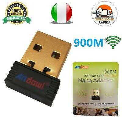 WiFi Mini Usb 900 M Mbps Dongle Dongle Wireless WLAN 802.11ac ANTENNA