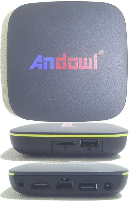 Android TV Box - 4K Android 9 TV Box with Mini Wireless Keyboard - Q4Pro Android TV Box