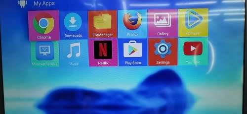 Android TV Box - 4K Android 9 TV Box with Mini Wireless Keyboard - Q4Pro Android TV Box