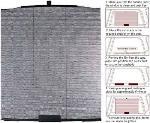 BLACK FRIDAY SPECIAL!!!!Sun Visor - Retractable Sunshield - Car Door Sunshade - Set of 2 Retractable