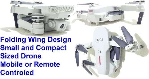 Drone - Mini Drone - Folding Wing Mini Drone with Mobile connectivity - FO-F707 Mini Drone