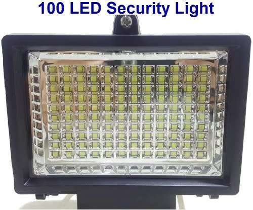 Solar Floodlight - 100 LED Solar Light - 100 LED Solar Garden Security Floodlight