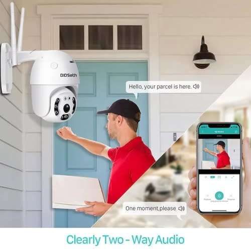 Waterproof OUTDOOR WIFI IP Camera, Alarm, Motion Detection, Two-way Communication