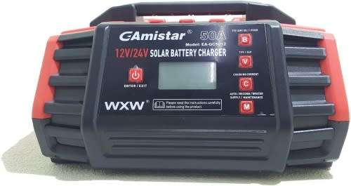 Battery Charger - 12V/24V 50A Battery Charger - Solar and Car Battery Charger