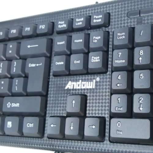 Keyboard - 2-in-1 Keyboard Set - Wired Office Style Keyboard and Mouse