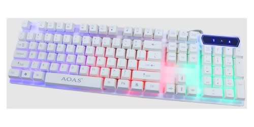 Keyboard - 2-in-1 Keyboard Set - Wired RGB Backlit Keyboard and Mouse