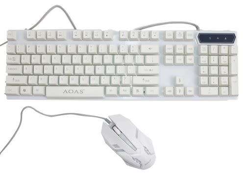 Keyboard - 2-in-1 Keyboard Set - Wired RGB Backlit Keyboard and Mouse