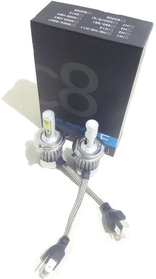 LED Headlight Special!!! C8 H4 3pin LED Headlight Kit + Free T10 LED Light Special!!!!