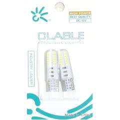 T10 12V 24 LED Lights - Park, Break, Reverse T10 LED Lamps - 34mm 12V T10 24 LED DIY Auto Lamp