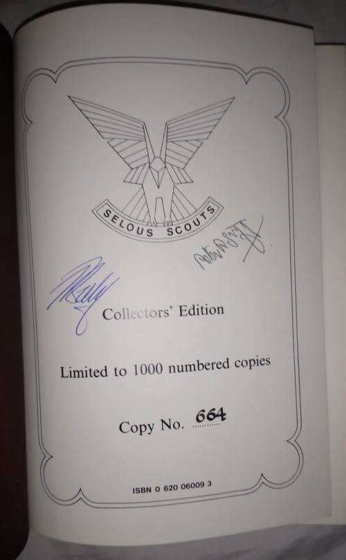 Selous Scouts Top Secret War Limited, Numbered, Signed 1st Edition