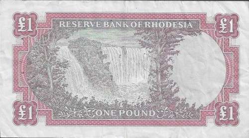 (Item 144) 2 x £1 Rhodesia Bank Notes 1964 and 1966