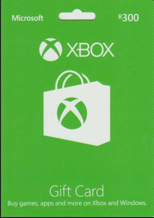 Xbox Live R300 Gift Card (Digital Code) - In Stock/Quick Delivery via e-mail