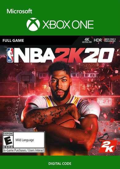NBA 2k20 for Xbox One (Digital Download Code) - FREE Same Day E-mail Delivery