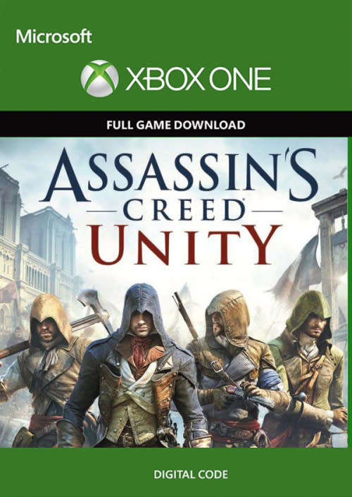 Assassin`s Creed Unity for Xbox One (Digital Download Code) - Free Same-Day Email Delivery