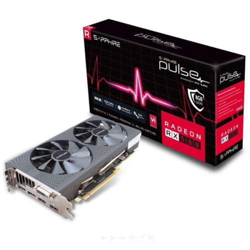 Sapphire Pulse AMD Radeon RX580 8GB DDR5 256bit OC Graphics Card