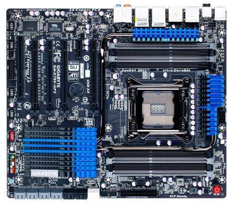 GIGABYTE GA-X79S-UP5-WIFI LGA 2011 Intel C606  Extended ATX Intel Motherboard