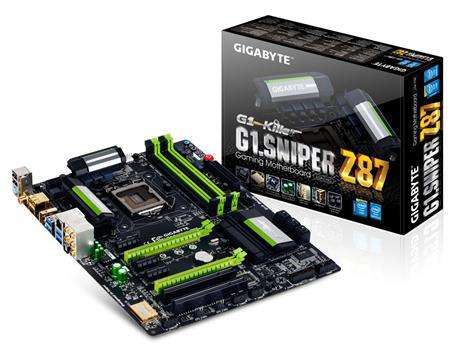 GIGABYTE G1 Gaming G1.Sniper Z87 LGA 1150 Intel Z87 HDMI SATA 6Gb/s USB 3.0 ATX Intel Motherboard