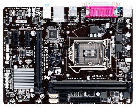 GIGABYTE H81M-DS2  SOCKET 1150 MOTHERBOARD