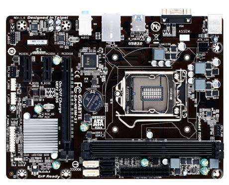 GIGABYTE GA-H81M-S1 LGA 1150 Intel H81 SATA 6Gb/s USB 3.0 Micro ATX Intel Motherboard