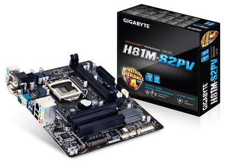 GIGABYTE H81M-S2PV Socket 1150 Micro atx