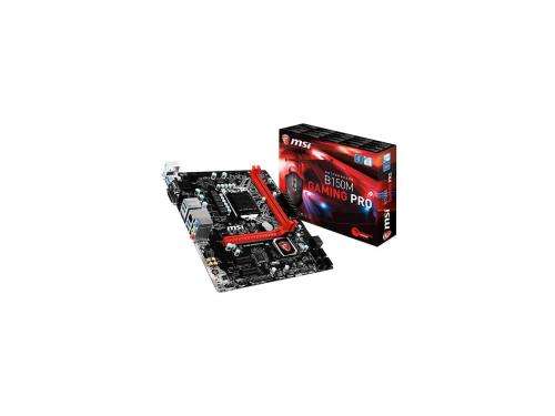 MSI B150M Gaming Pro LGA 1151 Intel B150 HDMI SATA 6Gb/s USB 3.1 Micro ATX Intel Motherboar